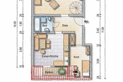 Provisionsfrei | 3,5 Zimmer Wohnung Düsseldorf Hassels