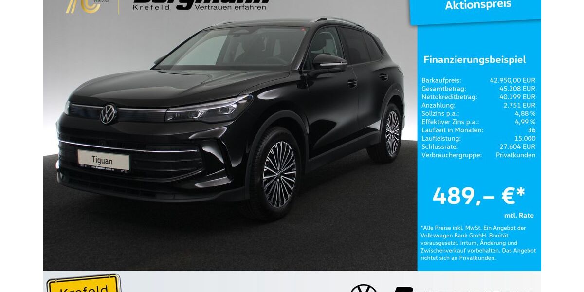 VW Tiguan 5.000 km 42.450 &euro; Krefeld 47803