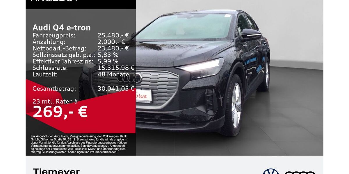 Audi Q4 e-tron 21.998 km 22.880 &euro; Gelsenkirchen 45894