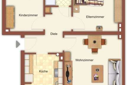 Wohnung zum Mieten in Mönchengladbach 699 € 63.6 m² 3 zimmer
