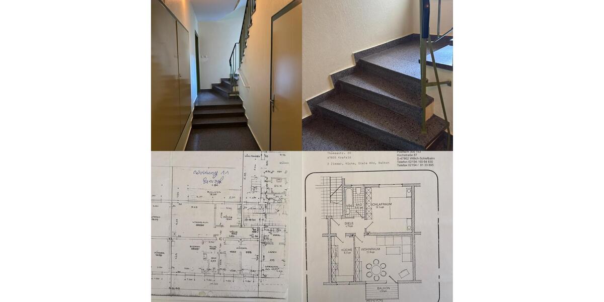 Erdgeschoßwohnung Krefeld Dießem - 3 Zimmer, 82 m&sup2;, 180.000&euro; | Angebot:25399843