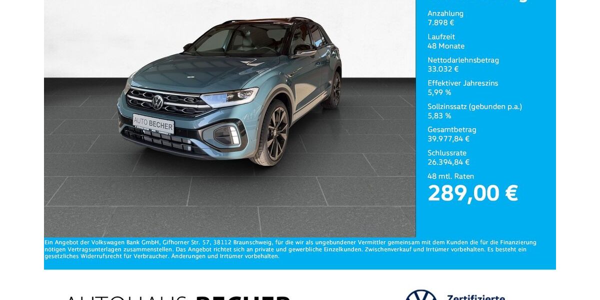 VW T-Roc 3.000 km 40.930 &euro; Wesel 46485