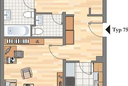 Wohnung Hattingen - 4.5 Zimmer, 94 m&sup2;, 739&euro; | Angebot:25449352
