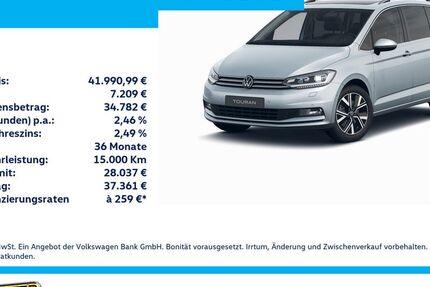 VW Touran 11.631 km 41.991 &euro; Krefeld 47803