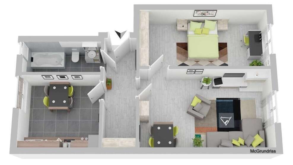 Wohnung zum Mieten in Wuppertal 429 € 42 m²