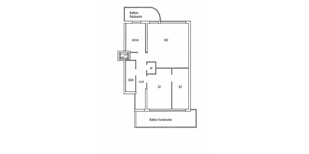 Etagenwohnung Krefeld Dießem - 3 Zimmer, 83 m&sup2;, 210.000&euro; | Angebot:26993466