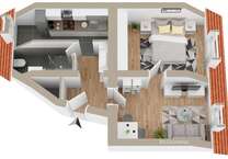 Wohnung zum Mieten in Wuppertal 419 € 45.1 m²