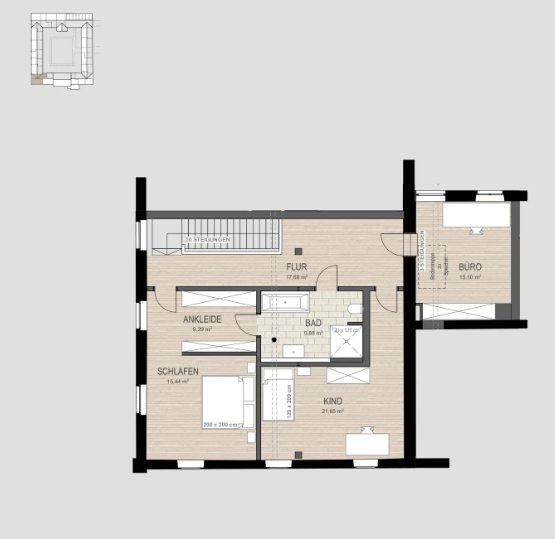 Etagenwohnung Willich Schiefbahn - 4 Zimmer, 180 m&sup2;, 1.294.123&euro; | Angebot:25685786