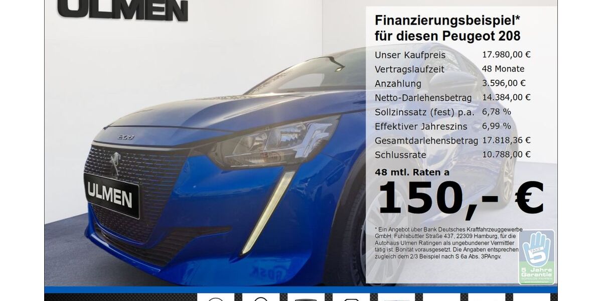 Peugeot 208 11.640 km 17.980 &euro; Ratingen 40880