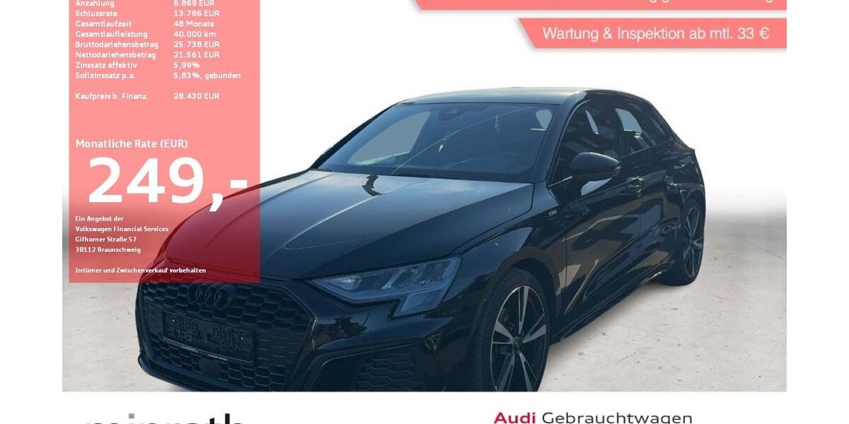 Audi A3 54.753 km 28.170 &euro; Moers-Hülsdonk 47441