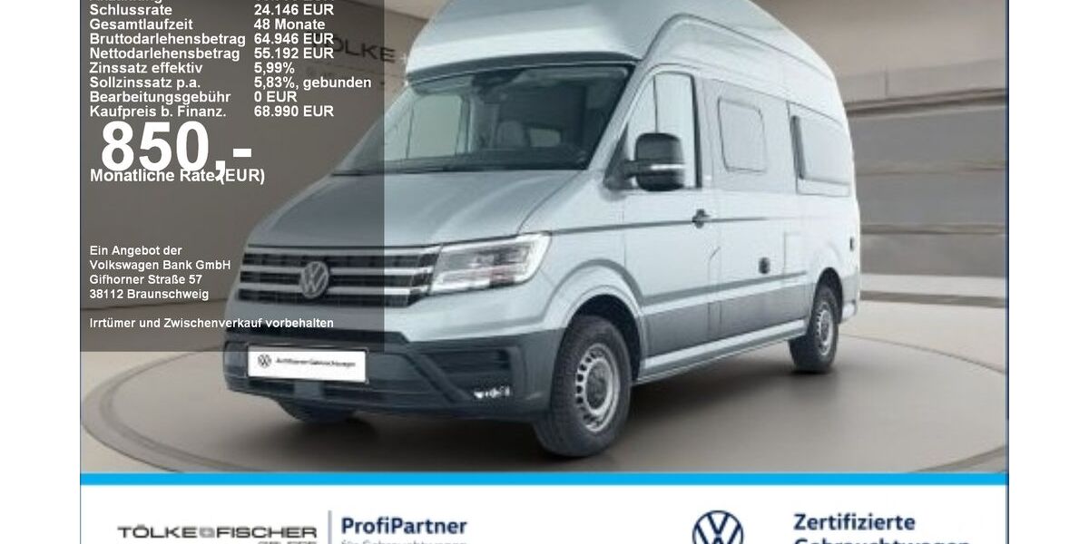 VW Crafter 7.572 km 68.990 &euro; Krefeld 47805