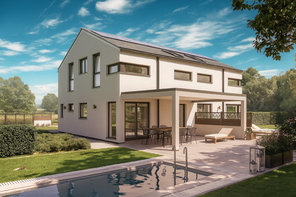 Technikfertig! Viel Geld gespart! Individuelle und moderne Doppelhaushälfte in massiver Bauweise. 8 zimmer