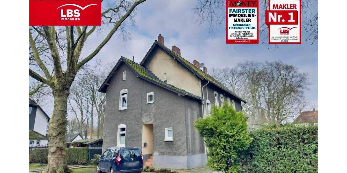 Etagenwohnung Gladbeck Alt-Rentfort - 4 Zimmer, 95 m&sup2;, 189.000&euro; | Angebot:25674667
