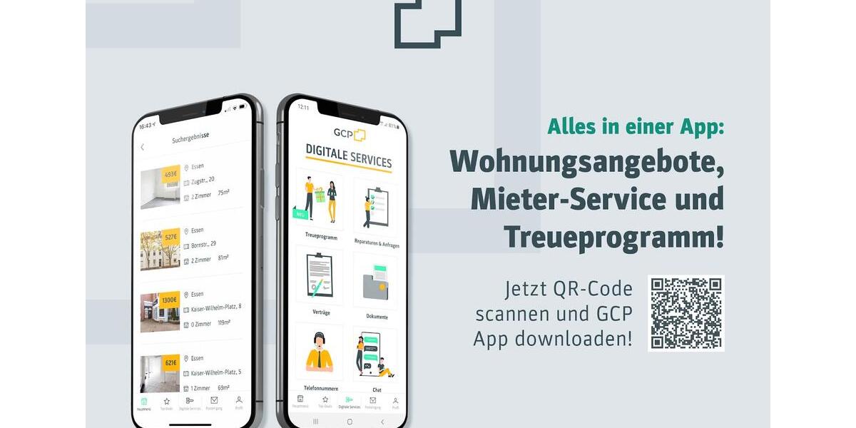 Etagenwohnung Duisburg Ruhrort - 1 Zimmer, 43 m&sup2;, 335&euro; | Angebot:26102036