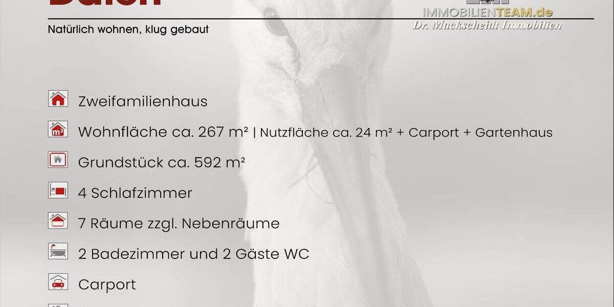 Mehrfamilienhaus, Wohnhaus Duisburg Alt-Walsum - 7 Zimmer, 267 m&sup2;, 598.000&euro; | Angebot:24826707