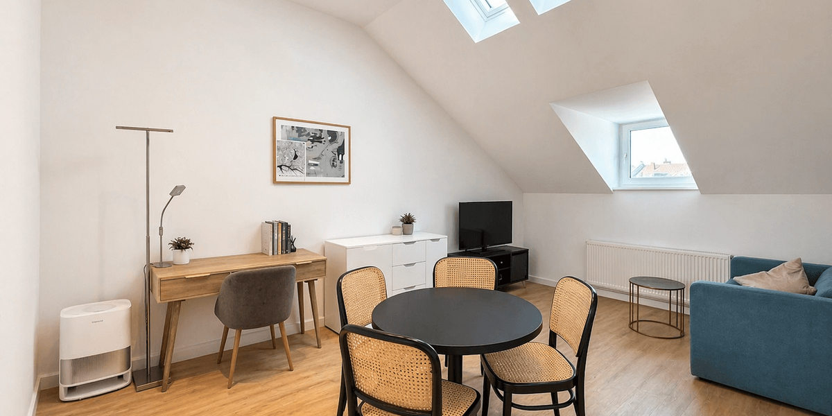 Etagenwohnung Düsseldorf Oberbilk - 2 Zimmer, 59 m&sup2;, 1.150&euro; | Angebot:27090796