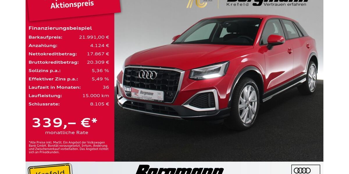 Audi Q2 3.153 km 21.991 &euro; Krefeld 47803