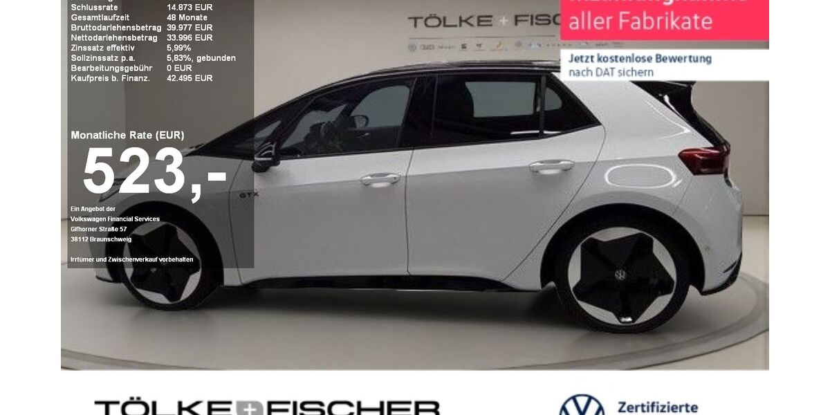VW ID.3 22.591 km 41.993 &euro; Krefeld 47805