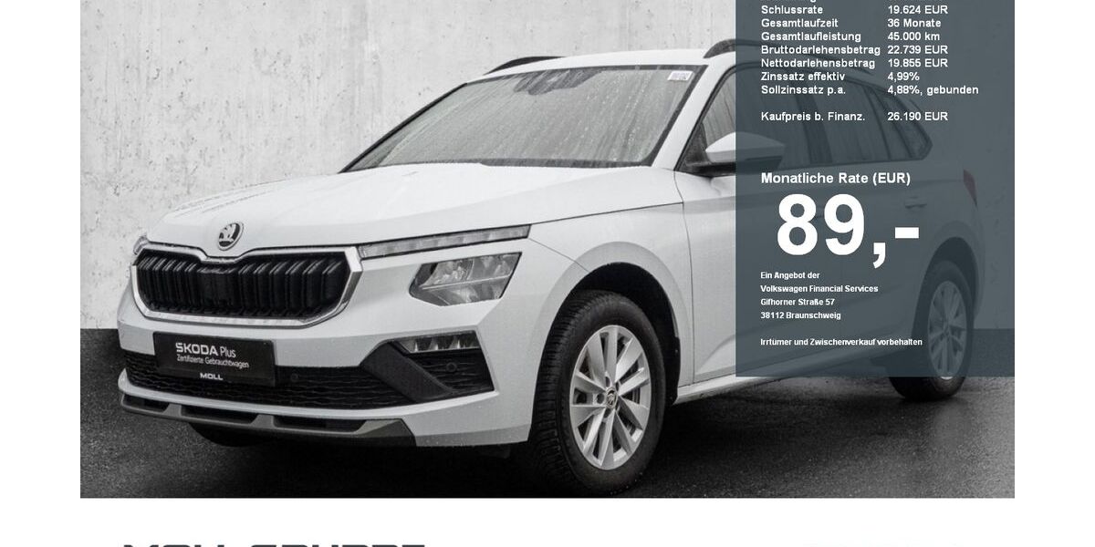 Skoda Kamiq 21.958 km 26.190 &euro; Düsseldorf 40474