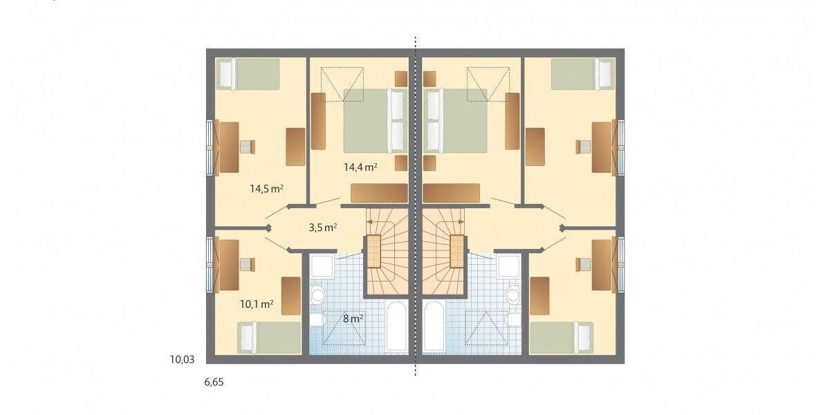 Doppelhaushälfte Düsseldorf Vennhausen - 4 Zimmer, 130 m&sup2;, 699.000&euro; | Angebot:26155895
