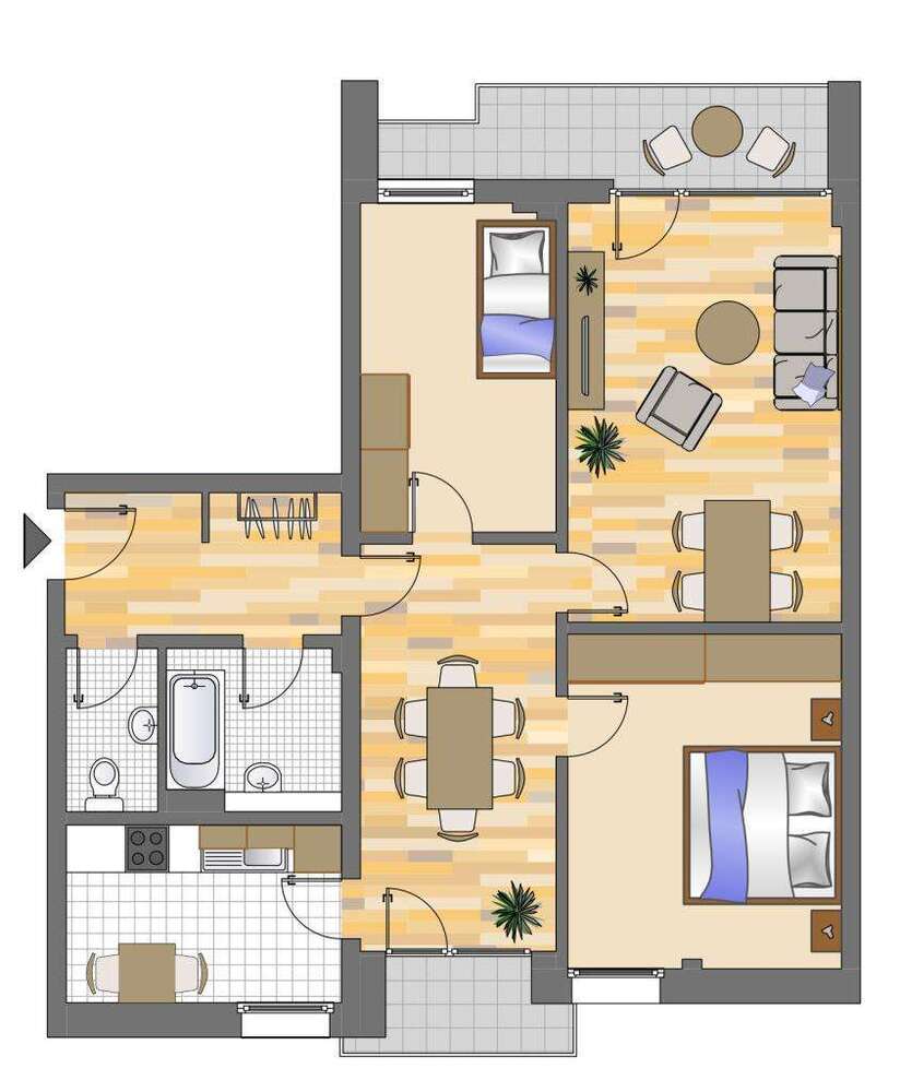 Wohnung zum Mieten in Düsseldorf 931 € 80 m²