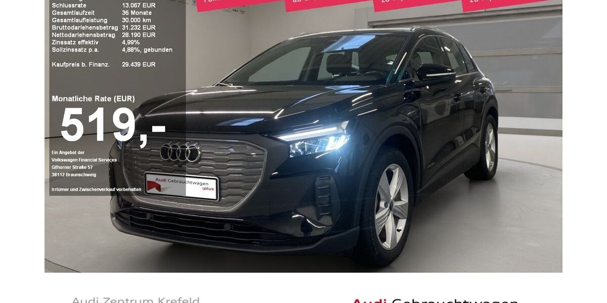 Audi Q4 e-tron 35.598 km 29.439 € Krefeld 47805