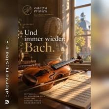 Erzählte Musik - caterva musica - ..und immer wieder Bach 18.11.2026 Schloss Horst