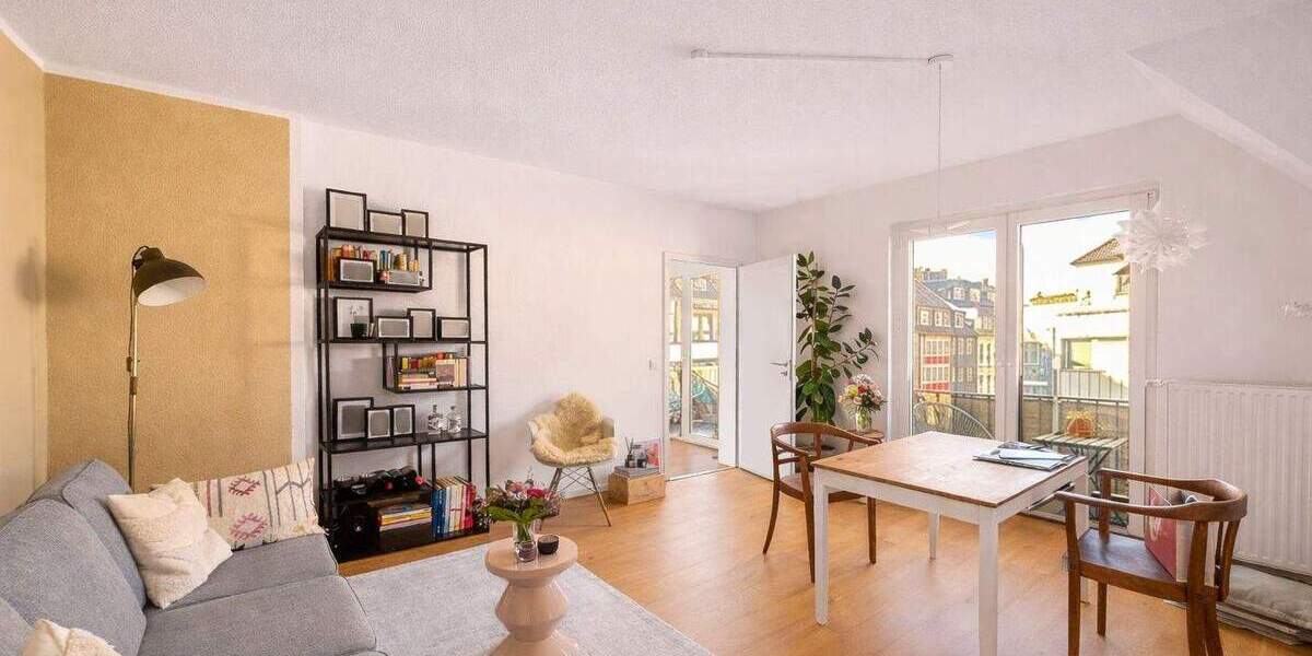 Etagenwohnung Düsseldorf Pempelfort - 2 Zimmer, 55 m&sup2;, 259.000&euro; | Angebot:25799498