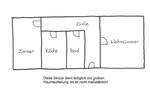 Etagenwohnung Düsseldorf Flingern Nord - 2 Zimmer, 74 m&sup2;, 760&euro; | Angebot:26377047