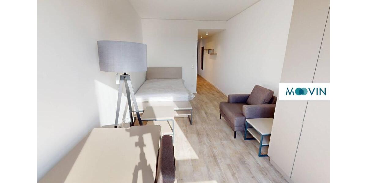 URBAN BASE: Vollmöbliertes Standard-Apartment mit EBK, ALL-IN-MIETE, UVM. am Rheinufer 1 zimmer