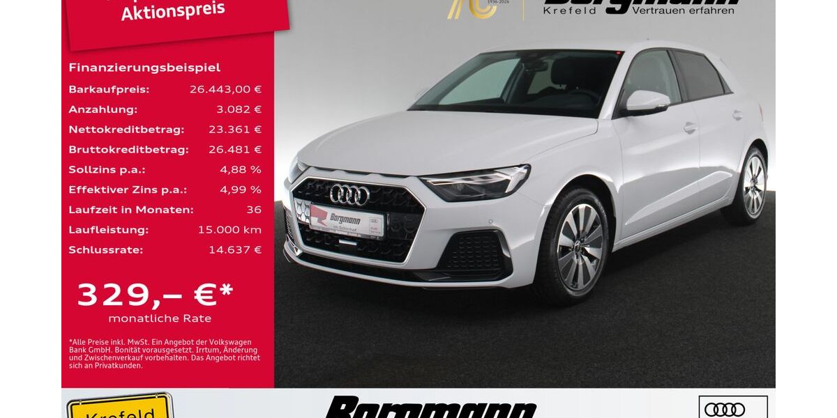 Audi A1 1.035 km 26.443 &euro; Krefeld 47803