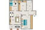 Erdgeschoßwohnung Moers Rheinkamp - 3.5 Zimmer, 64 m&sup2;, 561&euro; | Angebot:26449944