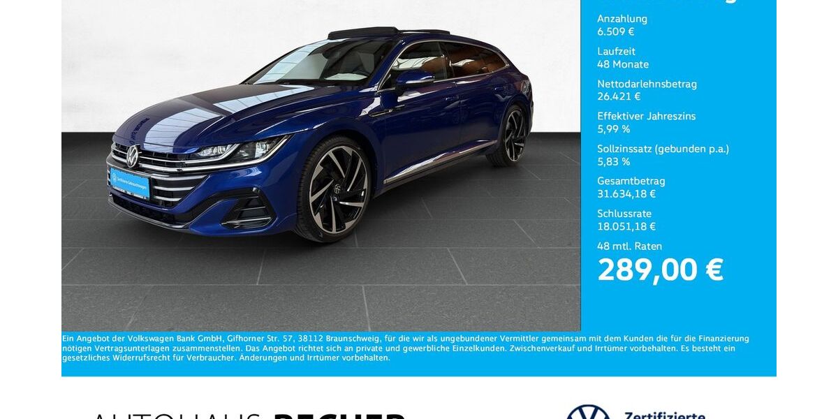 VW Arteon 66.894 km 32.930 &euro; Wesel 46485