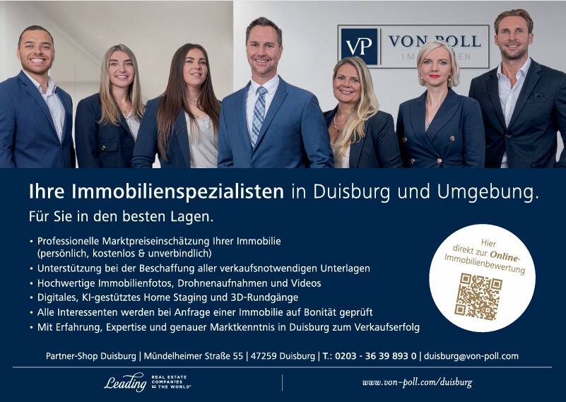 Etagenwohnung Duisburg / Wanheim-Angerhausen Wanheim-Angerhausen - 2 Zimmer, 69 m&sup2;, 149.000&euro; | Angebot:26378585