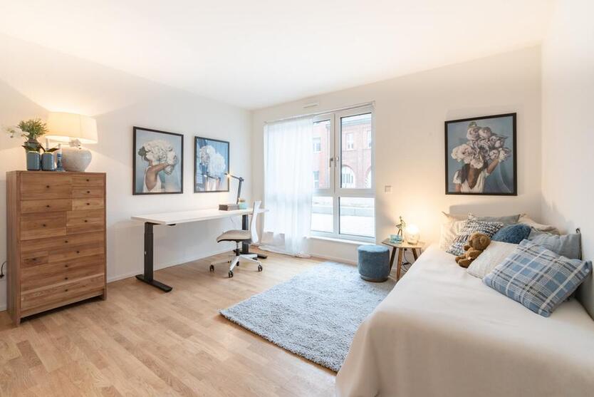 Hier ist Platz zum Wohnen zimmer