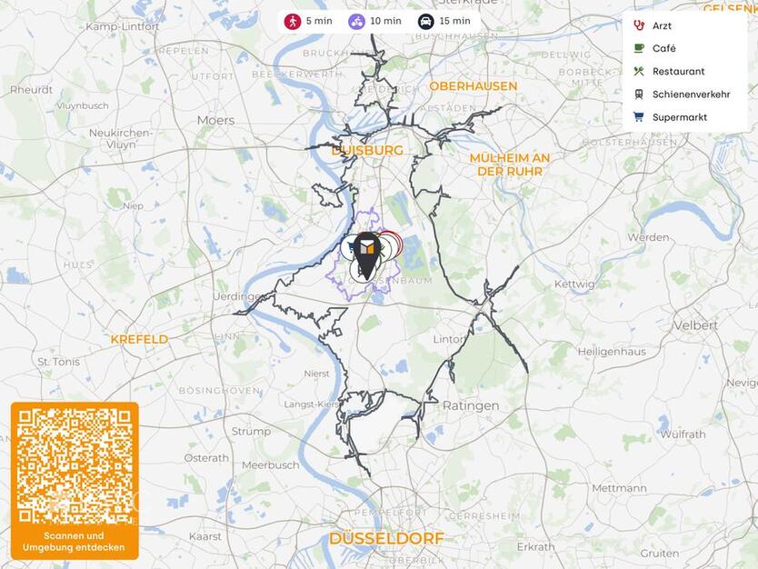 2-Zimmer-Wohnung in Duisburg-Süd mit 109 qm Privatgarten – befristet auf 4 Jahre zimmer