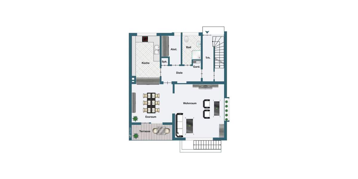 Doppelhaushälfte Wesel Feldmark - 4 Zimmer, 122 m&sup2;, 298.000&euro; | Angebot:25673143