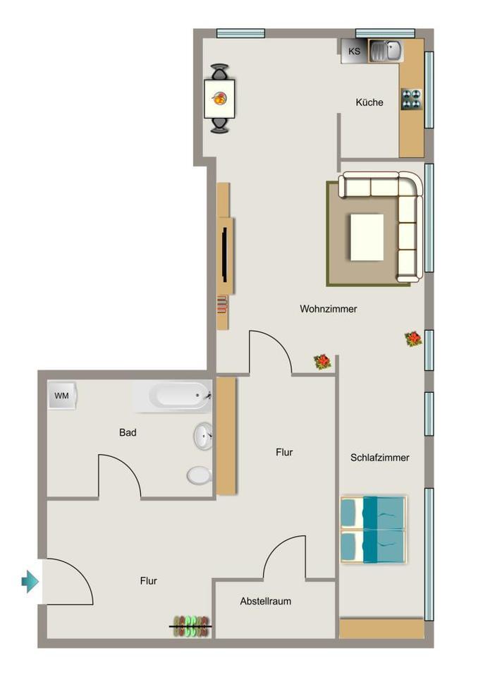 Klein aber fein - Wohnen, wo das Herz schlägt. zimmer