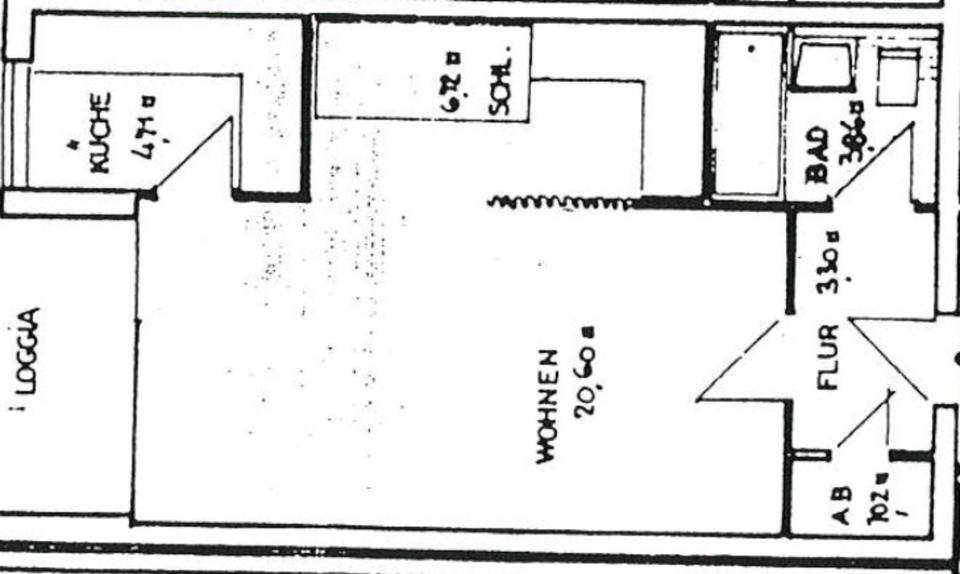sanierte 1,5-Zimmer-EG-Wohnung barrierearm – teilmöbliert Stell 1 zimmer