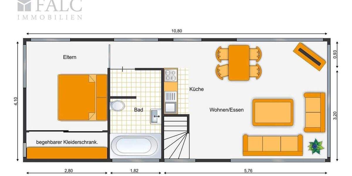 Etagenwohnung Duisburg Kaßlerfeld - 3 Zimmer, 45 m&sup2;, 449.000&euro; | Angebot:23967934
