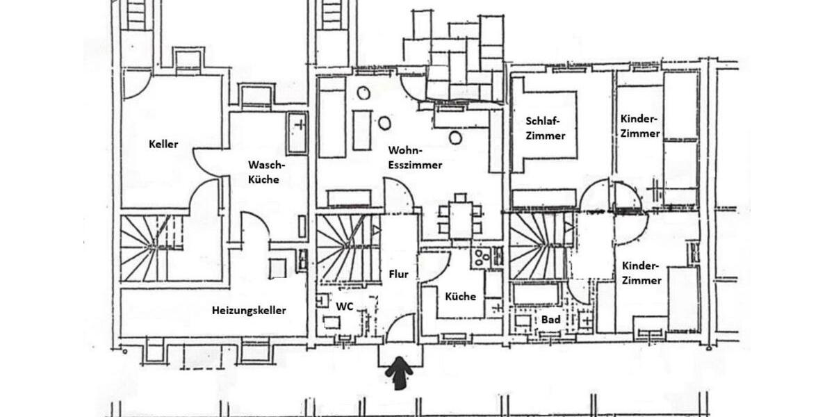 Reihenhaus Duisburg Angerhausen - 4 Zimmer, 76 m&sup2;, 333.000&euro; | Angebot:24766966