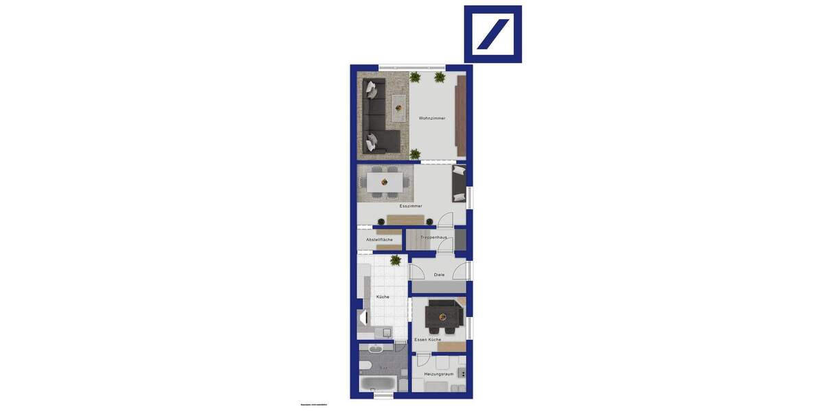 Doppelhaushälfte Düsseldorf Vennhausen - 5 Zimmer, 114 m&sup2;, 300.000&euro; | Angebot:25686662