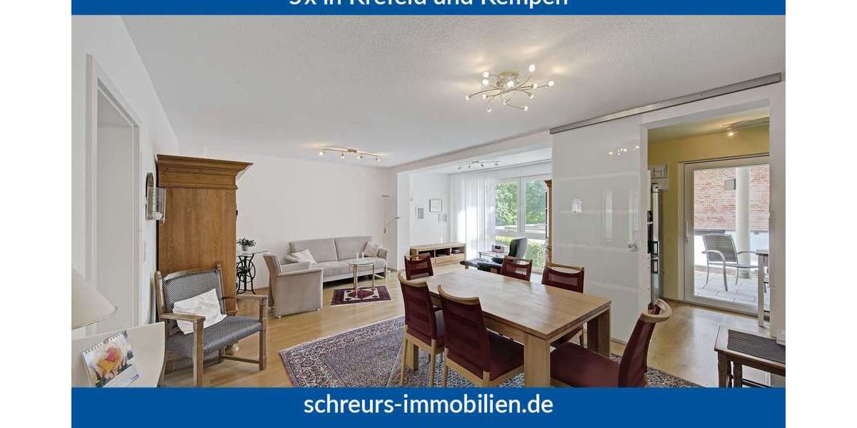 Etagenwohnung Krefeld / Fischeln Fischeln - 3 Zimmer, 96 m&sup2;, 1.200&euro; | Angebot:26722277