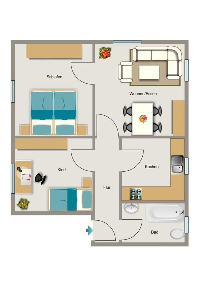 Vier Wände zum Wohlfühlen. zimmer