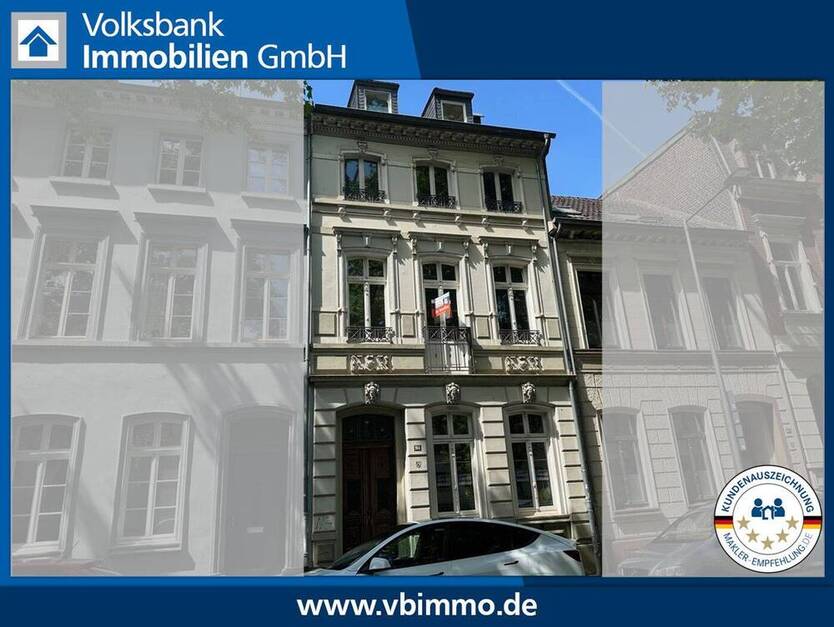 Zentrumsnahes Stadthaus am Westwall mit zwei Wohnungen, Wohnung im EG 1.OG frei.