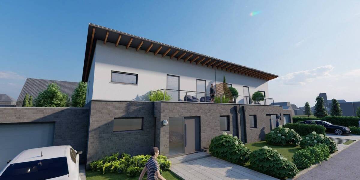 Neubau-Doppelhaushälfte mit Garage - Wohnen in bester Lage von Rheinberg-Vierbaum! 5 zimmer