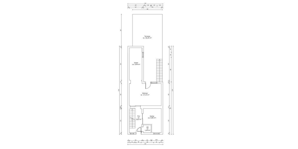 Reihenhaus Bochum Günnigfeld - 4.5 Zimmer, 111 m&sup2;, 354.000&euro; | Angebot:26095457