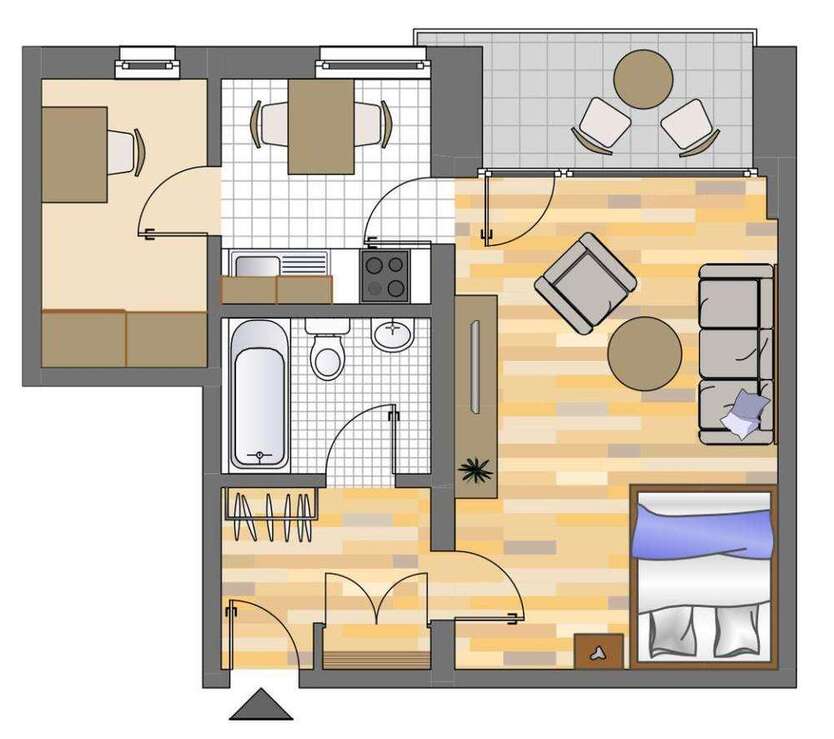 Wohnung zum Mieten in Düsseldorf 463 € 37.77 m²