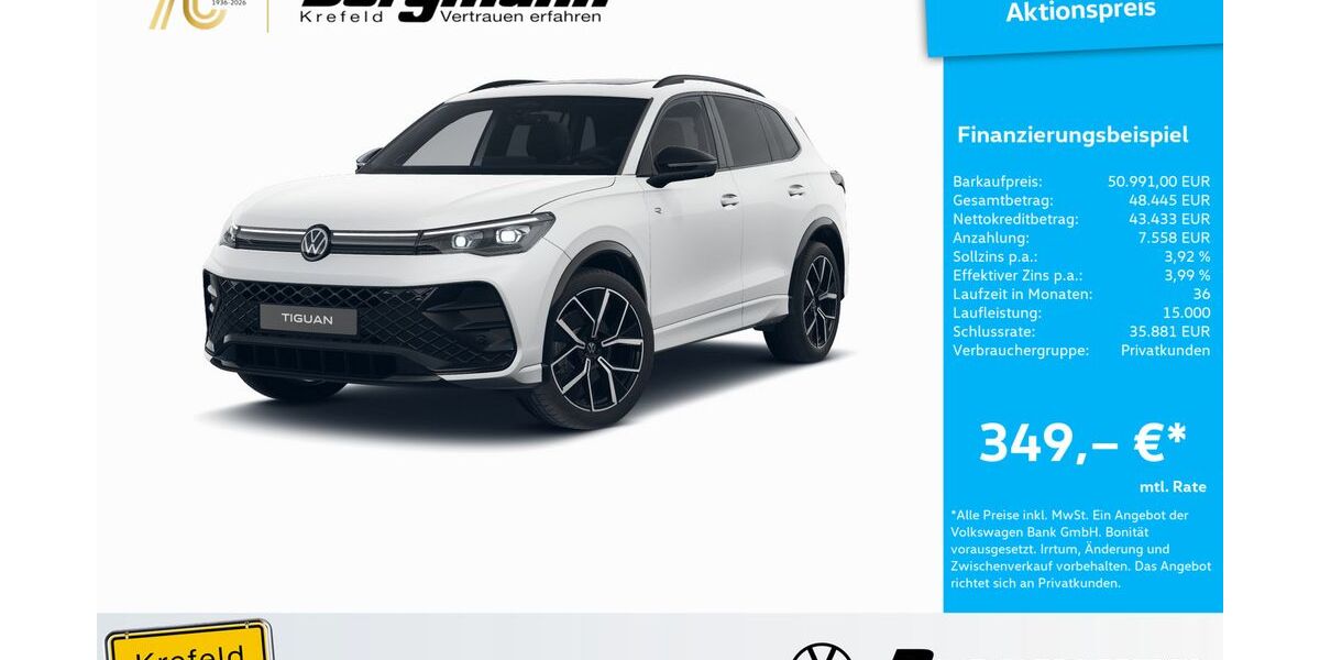 VW Tiguan 18.310 km 50.991 &euro; Krefeld 47803