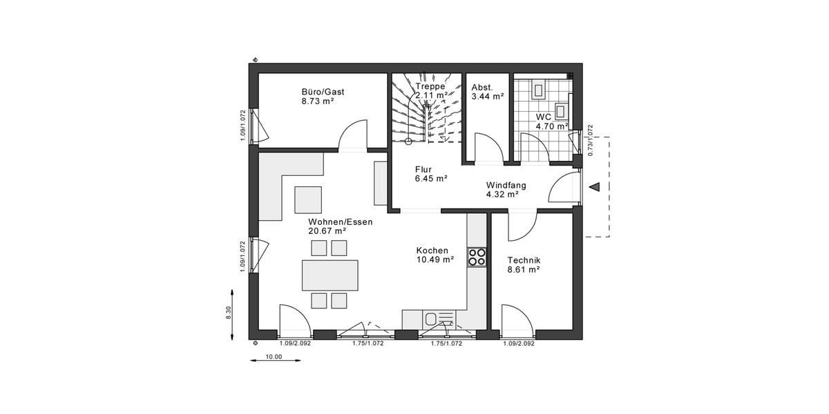 Einfamilienhaus Duisburg Walsum - 4 Zimmer, 140 m&sup2;, 1.790&euro; | Angebot:24385480